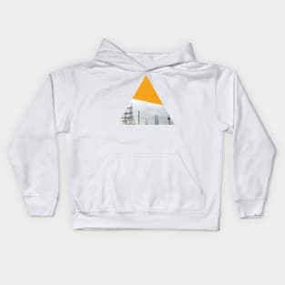 Orange Pylons Kids Hoodie